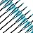 TIGER ARCHERY 30Inch Carbon Arrow Practice Hunting Arrows with Removable Tips for Compound & Recurve Bow(Pack of 12) (Light Blue White)