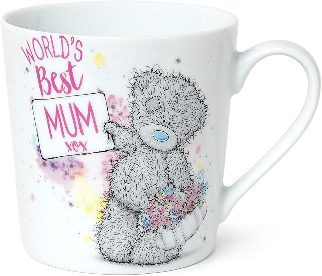 Me to You AGM01053 Tatty Teddy 'World's Best Mum' Mug in a Gift Box - Official Collection, Blue