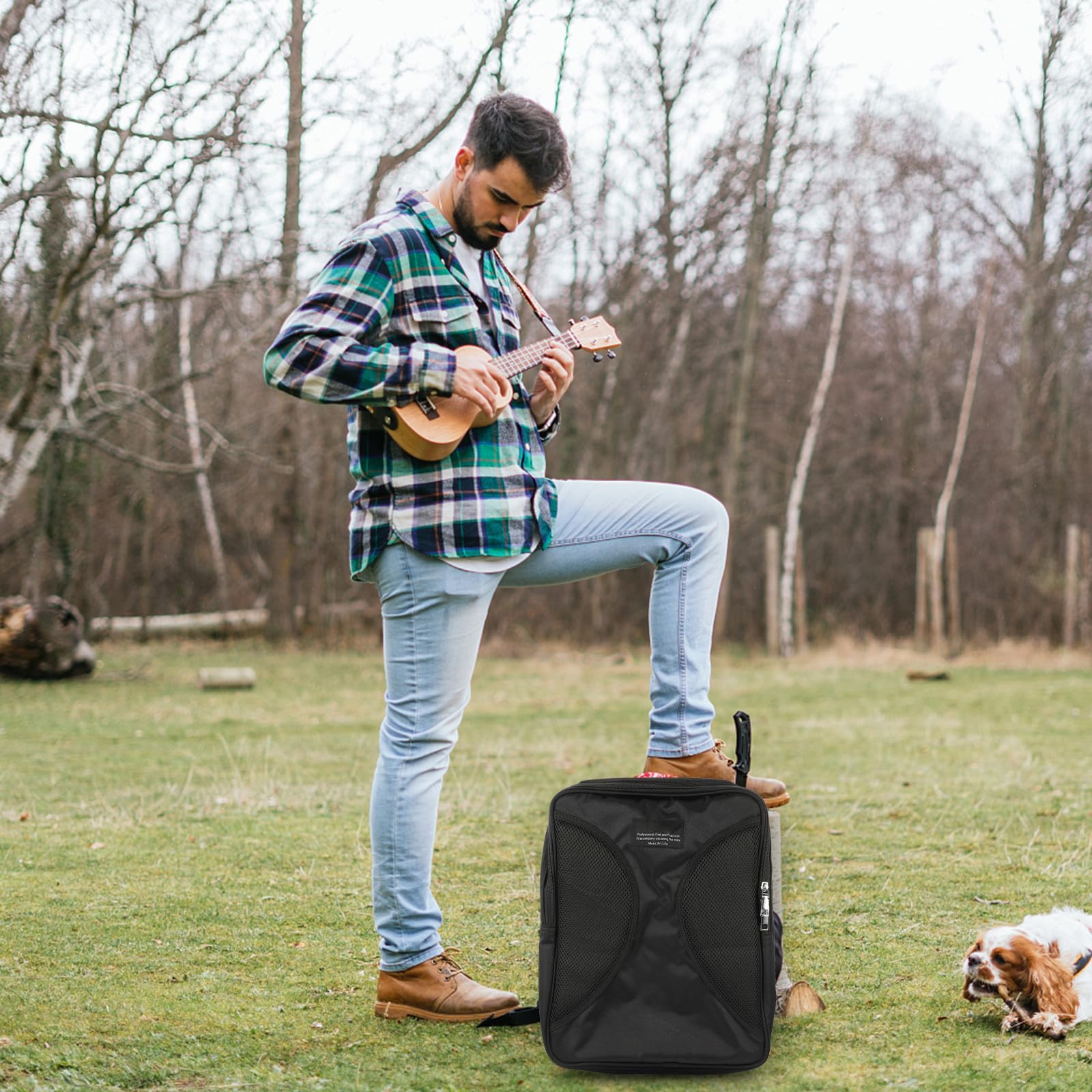 Borsa Spartiti Musicali Nera per Musica, Uso Performance e Uscita