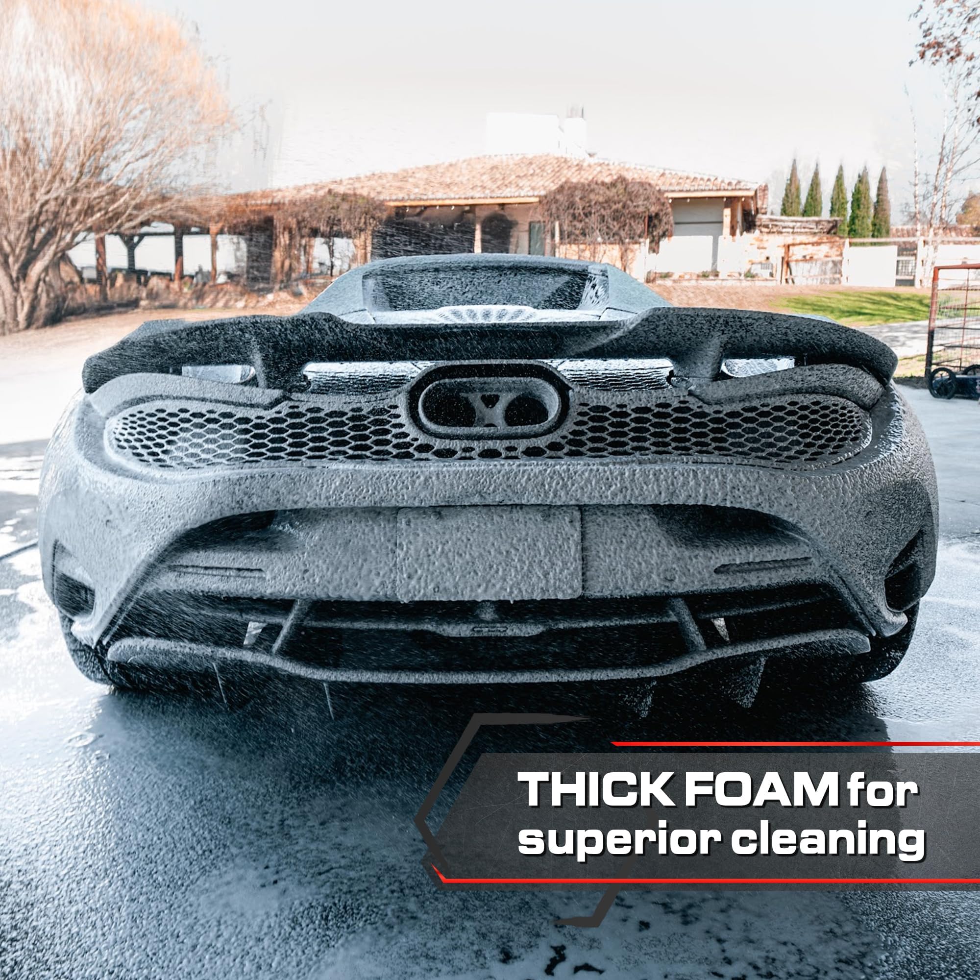 Blackline Automotive Extreme Foaming Car Shampoo - Extreme Ultra Foam Perfect for Ceramic Coatings - Compatible with Foam Cannon for Pressure Washer (16o Fl Oz, Cotton Candy)