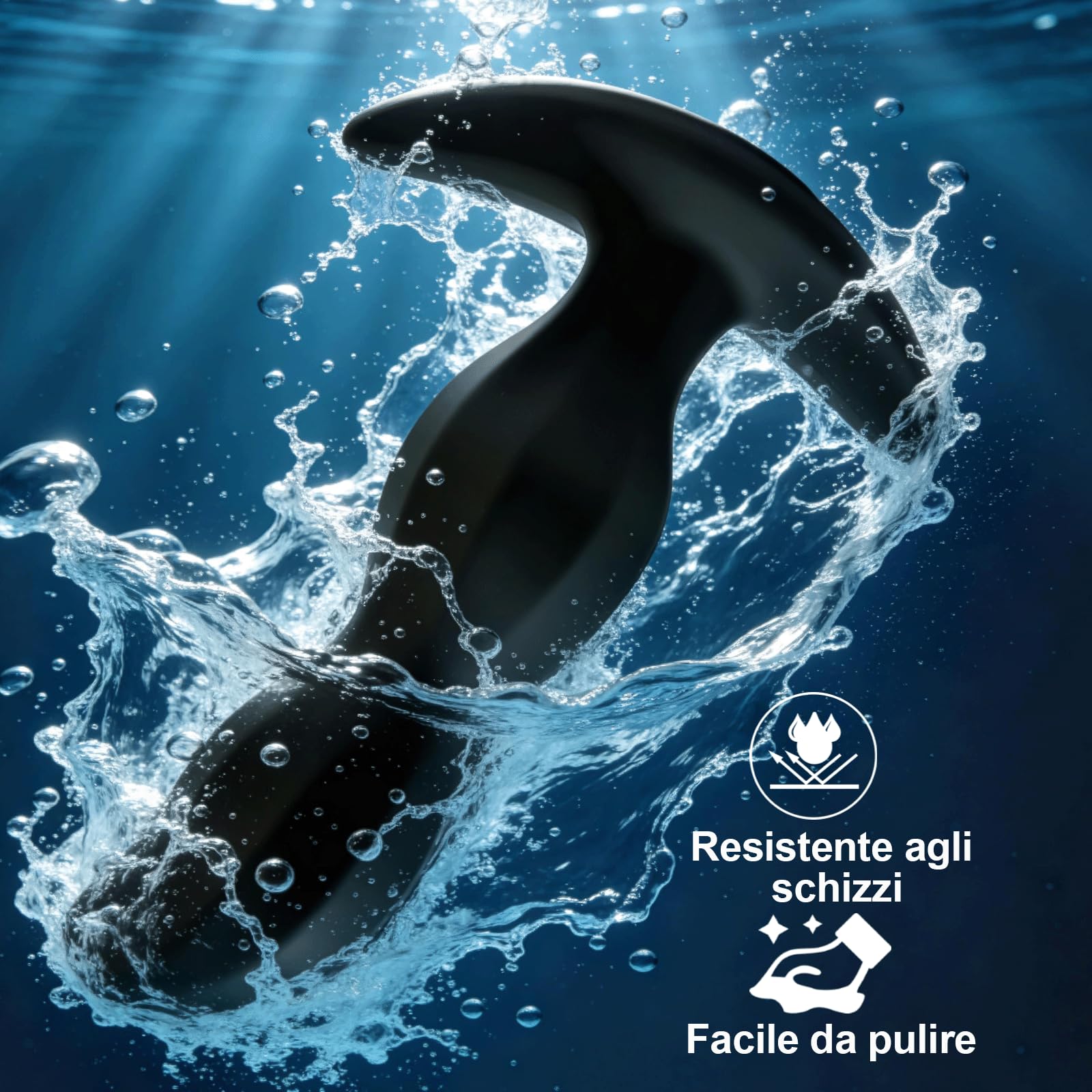 Elettrostimolazione Plug Anale Anello per Pene con Shock Elettrico Dilatatore Anale Massaggiatore Prostata per Uomini Stimolatore G-Spot Donna Butt Plug Silicone Sessuali per Coppie BDSMS Toys