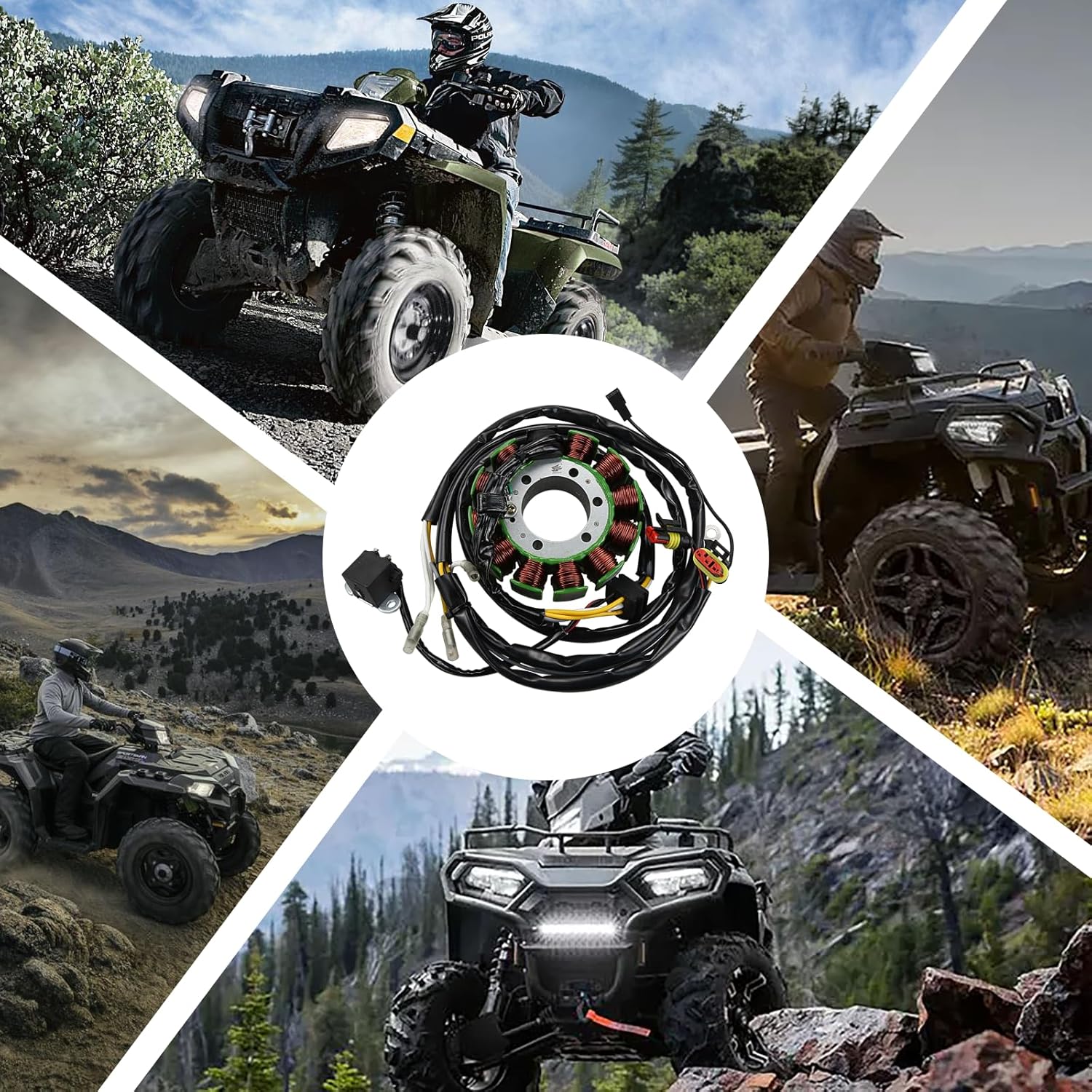 Stator for Polaris Sportsman 600 700 OEM: 2202602 4010709 4060150 4011103 2202603