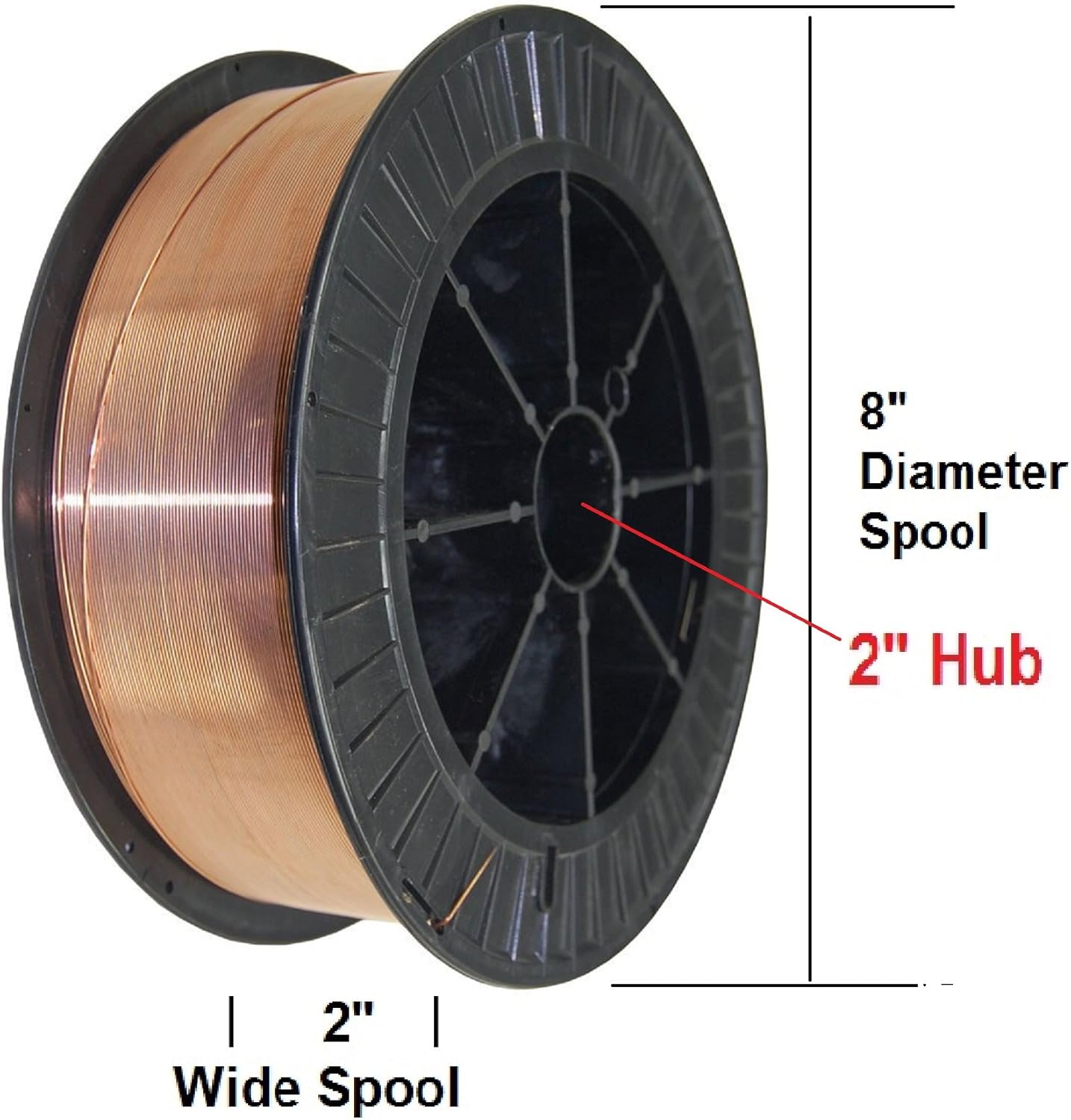 ER70S6 .023" Mild Steel Mig Welding Wire 1 Roll 11 Ib Each Roll 70S6