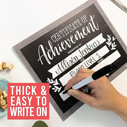 Miniatura 8 de Premios Certificado de Logro - 25 Certificados de Premio de Documento de Finalización para Impresión, Diploma de Tiza del Estudiante del Mes por