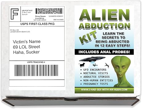 Alien Kit Prank Mail gets Sent Directly to Your Prank Recipients 100% Anonymously!