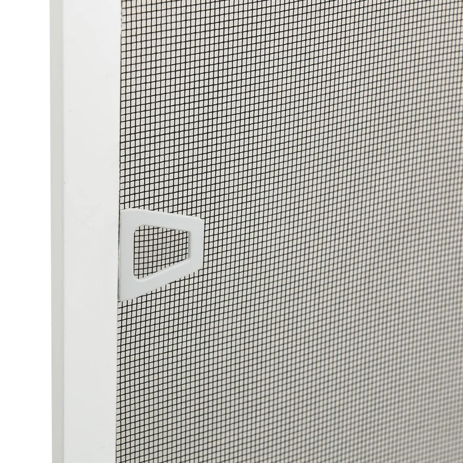 Insektenschutz für Fenster, Fliegengitter Fenster, Fliegenschutz Fenster, Pollenschutzgitter Fenster, Insektengitter Fenster, Insektennetz, Fensternetz, Weiß 100x120 cm
