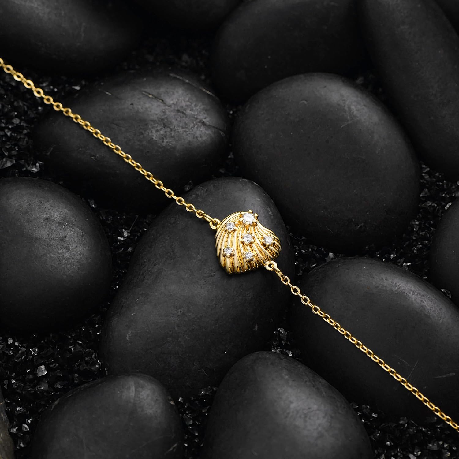 VACRONA Gold Tiny Beaded Bracelet 14K Gold Plated Chain Bracelets for Women Dainty Handmade Bracelet Adjustable Chain Jewelry Gifts - Image 5