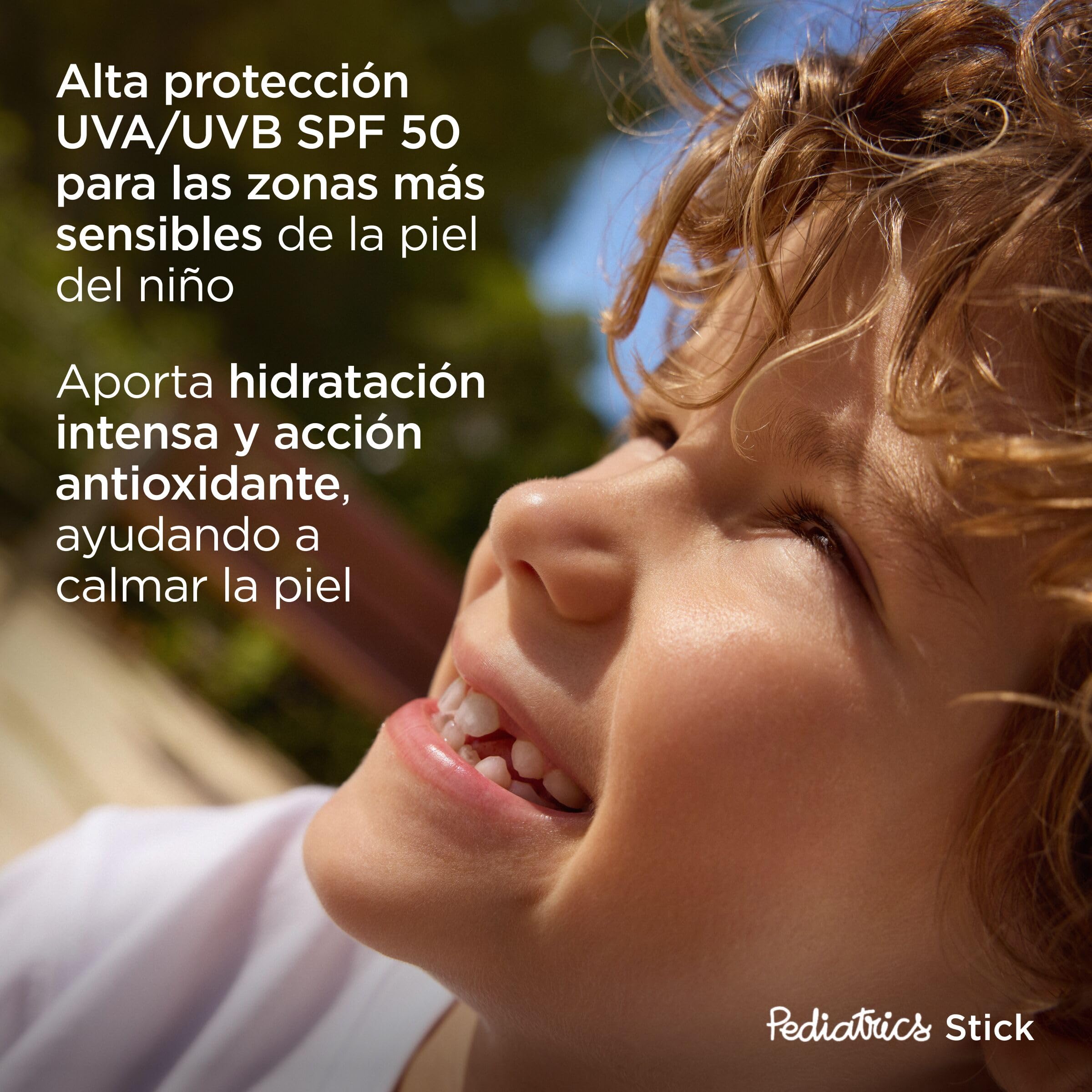 ISDIN Pediatrics Stick SPF 50 Protector en Stick para Niños y Bebés, Alta Protección en las Zonas más Sensibles y Expuestas, 20 g