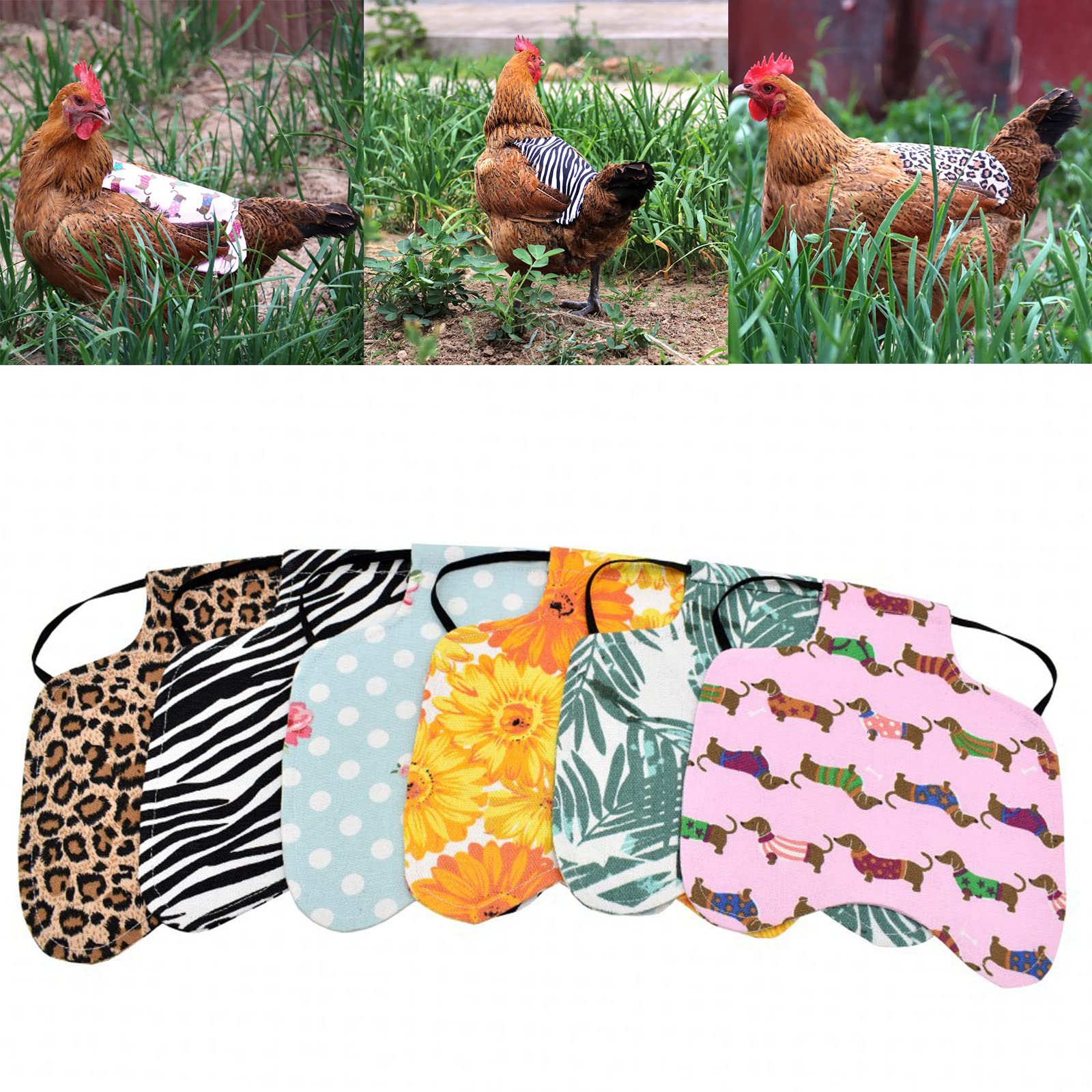 Grembiule Protettivo Per Galline - In Tessuto Resistente, Protezione Da Beccate E Intemperie - Foto 11