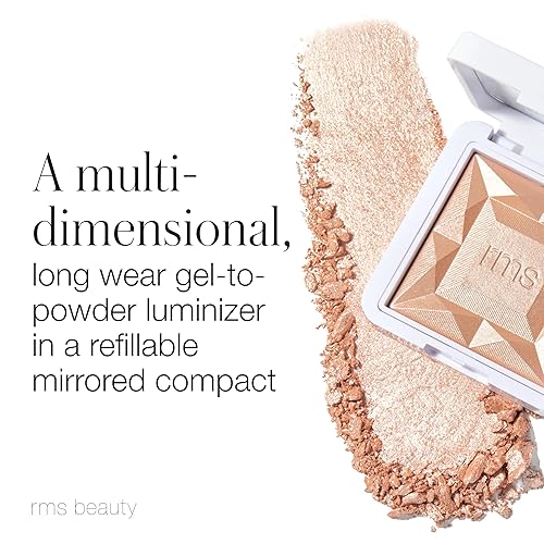 Miniatura 3 de RMS Beauty ReDimension Hydra Dew Luminizer - Highlighter Makeup, Talc Free Powder & Gel Cream Highlighter, Body Shimmer Face Highlighters &