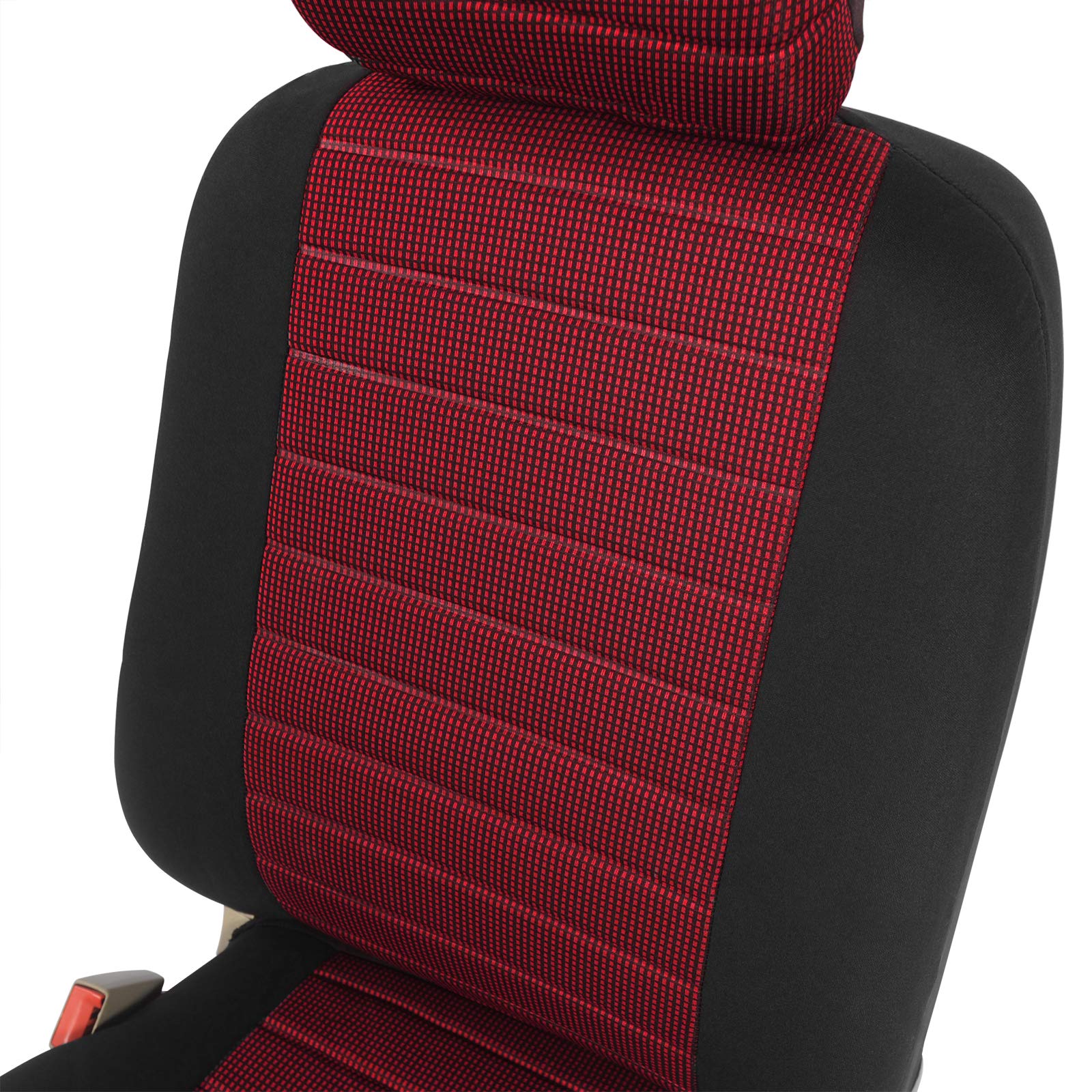 saferide | Poliestere Nero 1+1 Coprisedilli Anteriori Auto Completo Copertura del Sedile dell Automobile Fatto Su Misura Protezioni Proteggi Sedile Macchina
