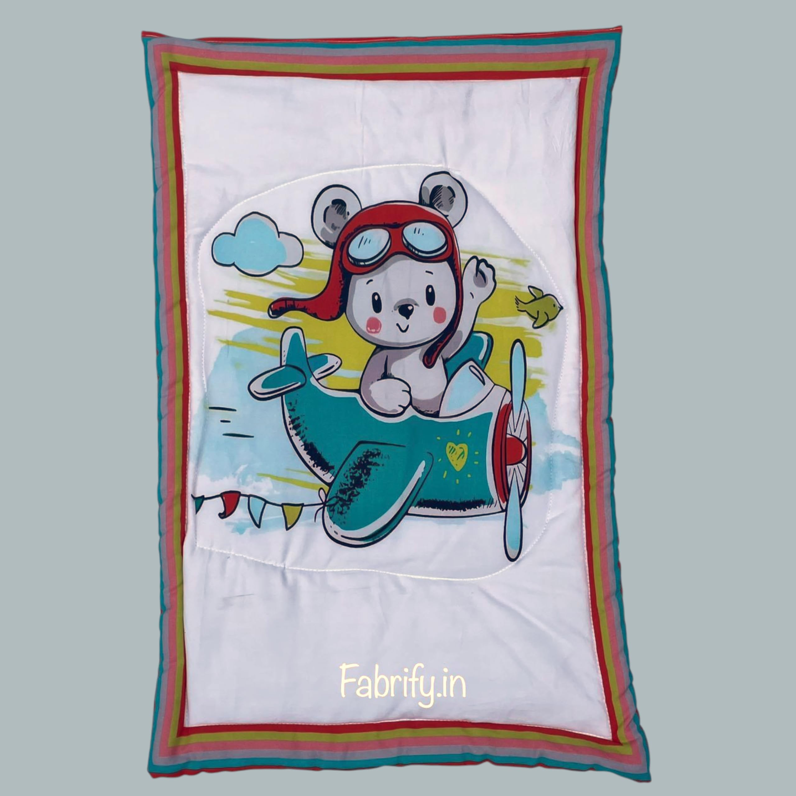 Fabrify Baby Cotton Sleeping Mat, Newborn Mattress, Soft Quilt, Godadi (D7)-image-26