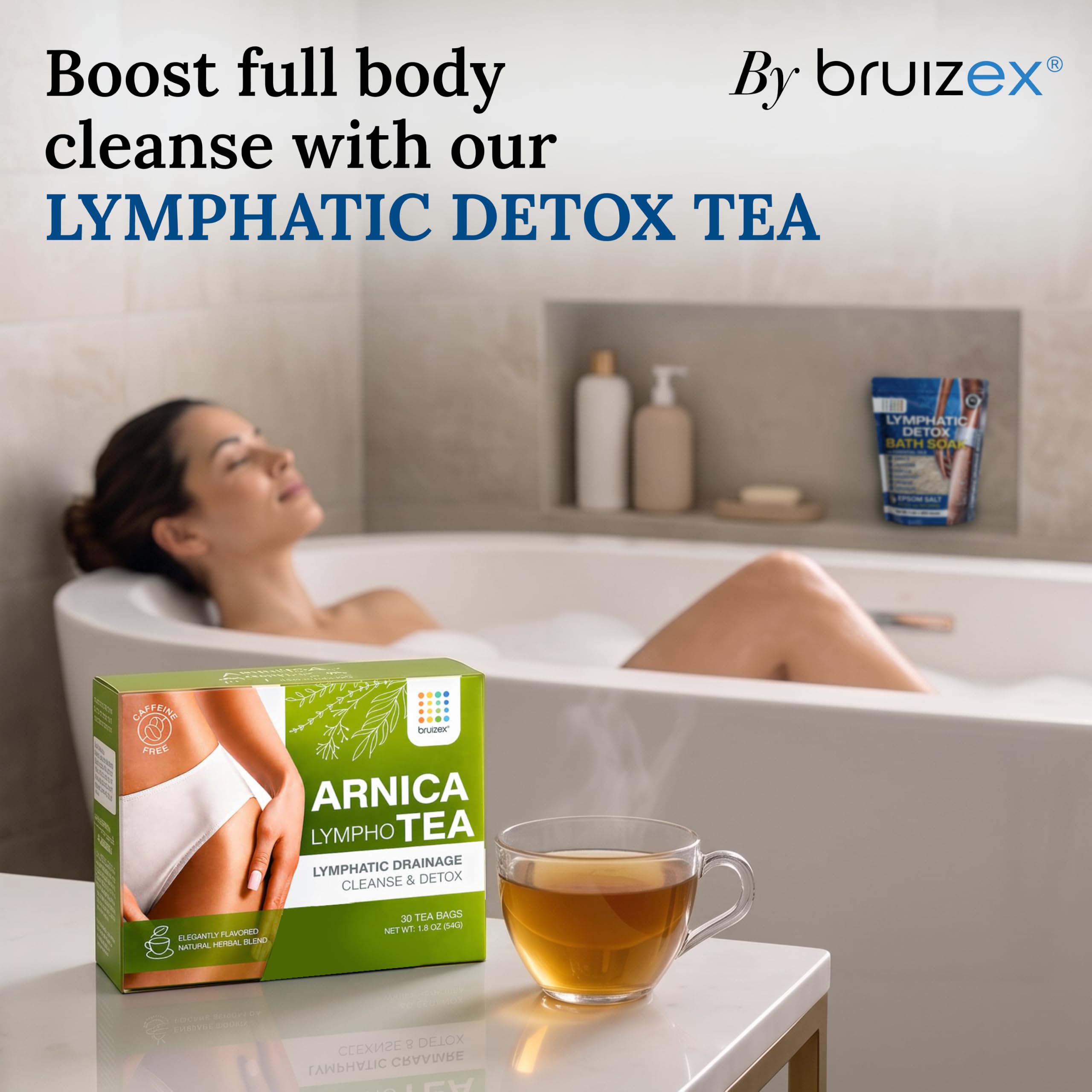 Bruizex Arnica Bath Salts - Soothe Sore Muscles -6 Bruizex Arnica Bath Salts - Soothe Sore Muscles -6