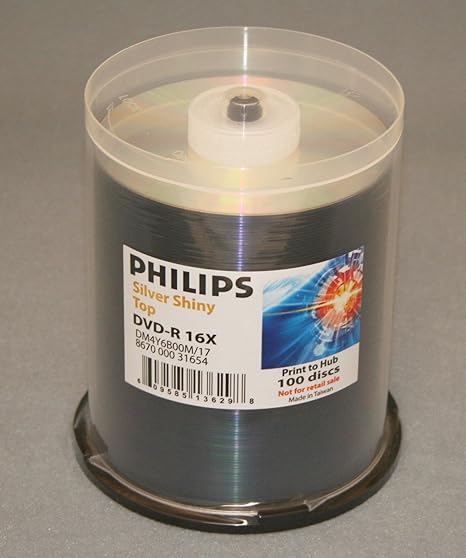 Amazon co jp Philips Duplicator Grade 4 7 GB DVD R 16X Silver Shiny 