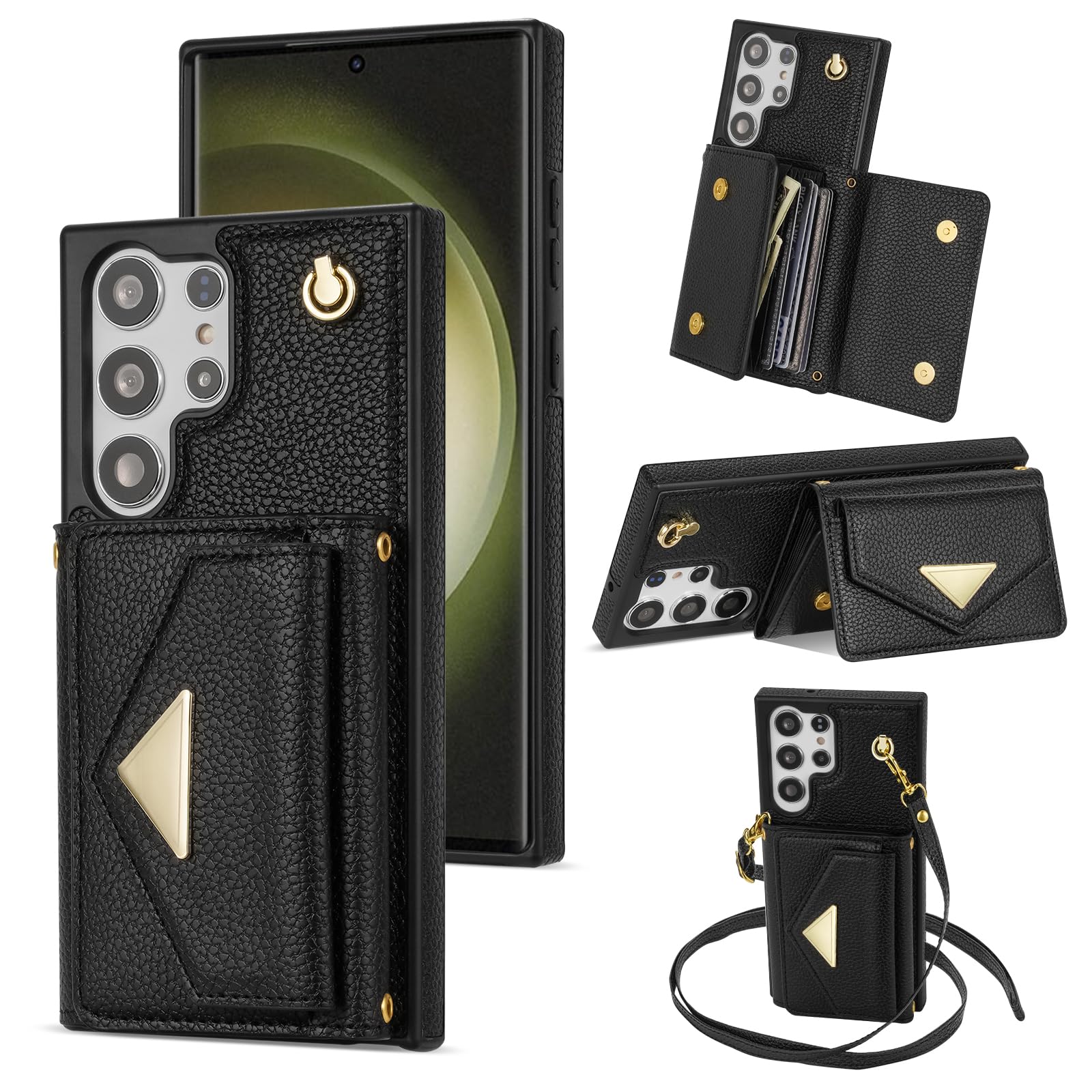 Samsung Galaxy S23 Ultra 国内版 256GB ケース付き Amazon.com: Phone Case for Samsung Galaxy S23 Ultra 5G Wallet