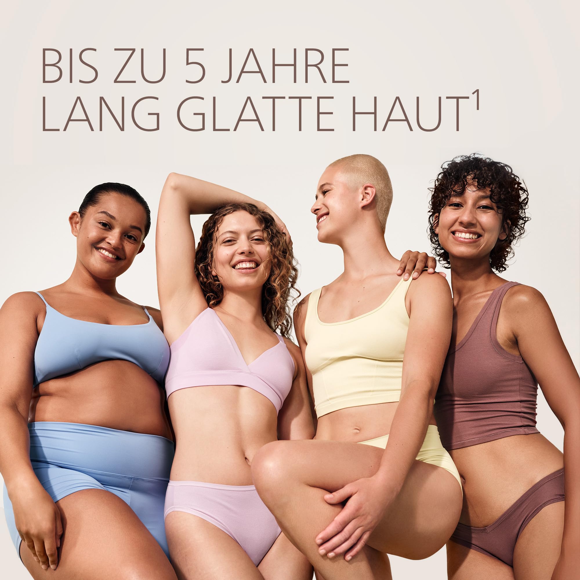 Philips Lumea 9000 IPL-Haarentfernungsgerät - Statt Laser-Behandlung im Salon, Anwendung zu Hause, Sicherheit nach medizinischen Standards, 4 Aufsätze: Körper, Gesicht, Bikinizone, Achseln, BRI981/00