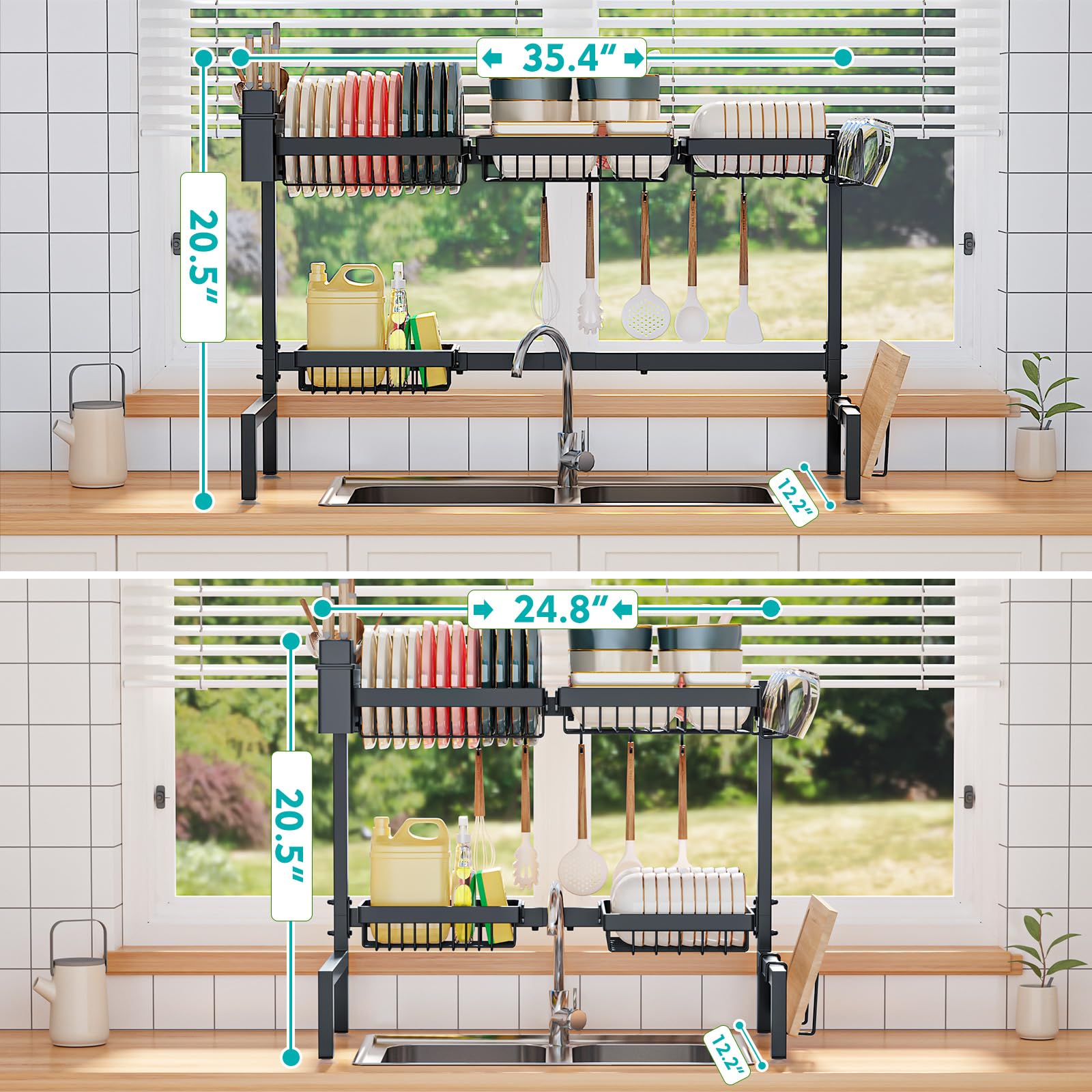 Dishes Drying Rack Dish Drying Rack - Large Over The Sink Dish Drainer ...
