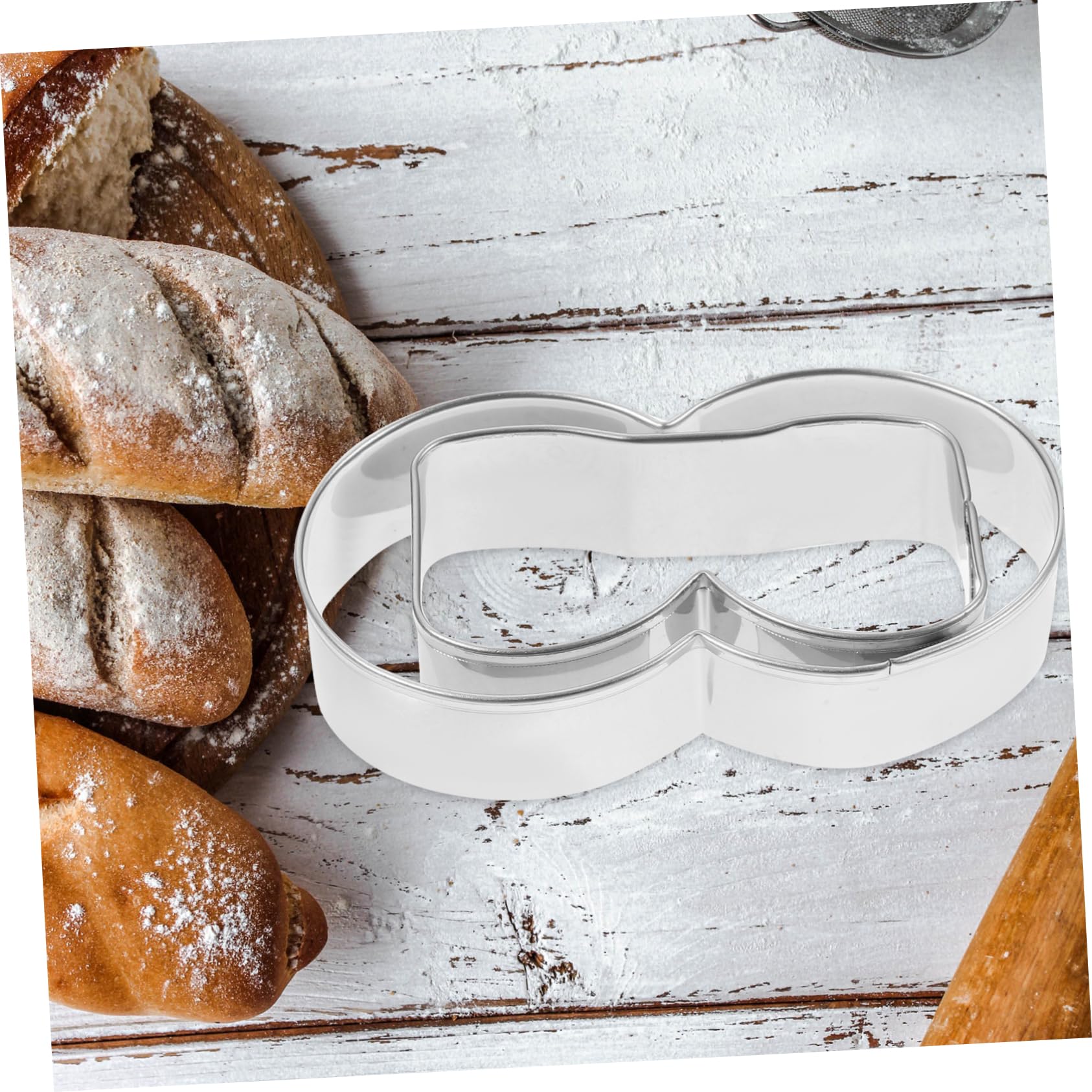 Cabilock 5 Ensembles Moule À Gâteau De Coiffage De Sous-vêtements Emporte-pièce En Forme En Forme De Coupe-fondants En Acier Inoxydable Emporte-pièce En Métal 4 Pièces * 5