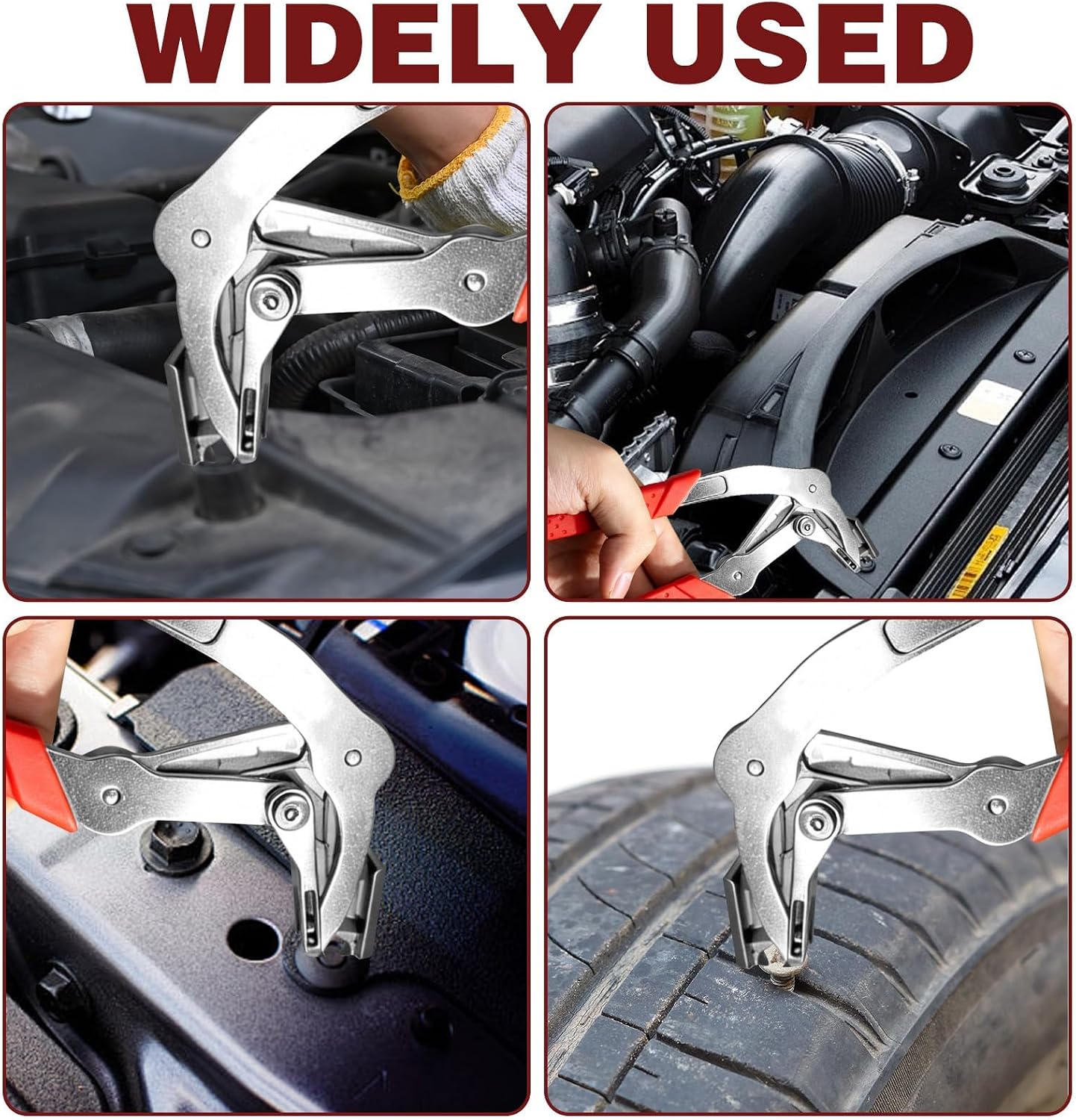 1Pcs Car Clip Pliers Removal Tool For Car, Auto Fastener Clip Removal Pliers, Spring-Loaded Damage-Free Fastener Remover, Auto Door Panels Interior Exterior Trim Mechanic Disassembly
