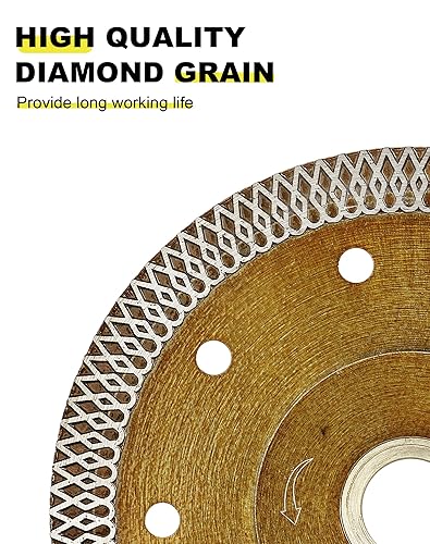 Miniatura 10 de Hoja de sierra mojada de la teja de 10 pulgadas para el corte del mármol del granito de la teja