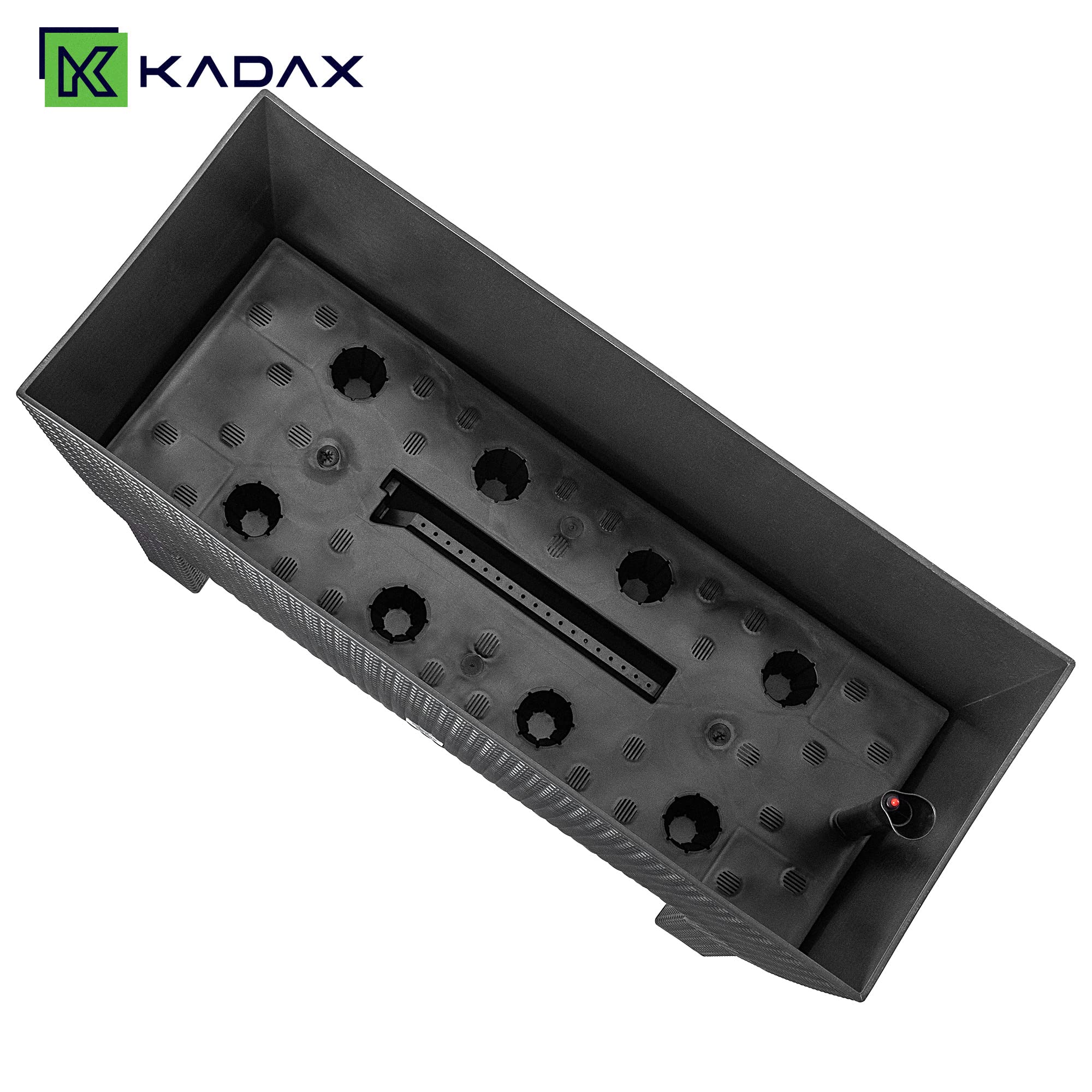 KADAX Vaso fiori su gambe Orto plastica | 2 misure | fioriera rialzata | balcone terrazzo giardino | resistente intemperie