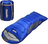 SimpleWaytoMakeLifeBetter 0°F Winter Sleeping Bag Adults 450GSM (5F-32F) Big & Tall Waterproof 4-Season Camping Hiking Backpack