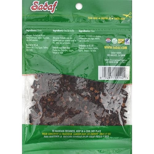 Miniatura 2 de Sadaf Clavos de Olor - Clavos de Olor - Kosher - Clavos de Olor - Bolsa resellable de 1 onza