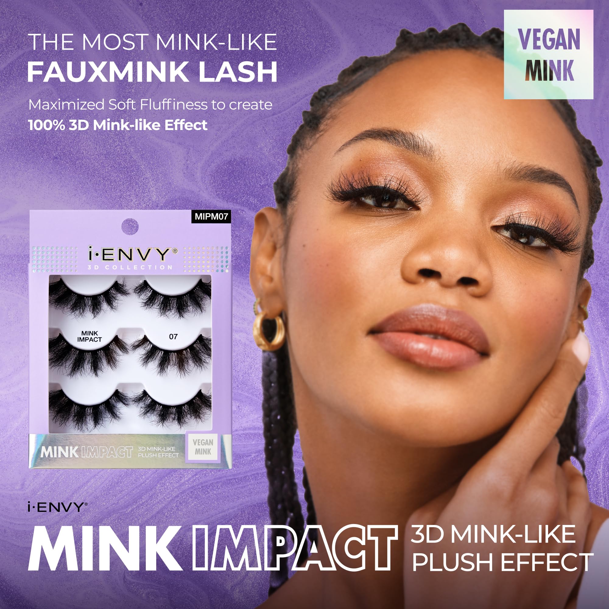 Amazon.com: I-Envy 3-in-1 MinkImpact Multipack, 100% 3D Mink-Like