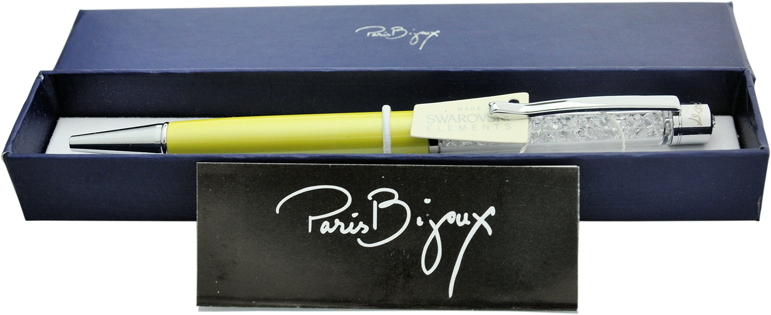 Amazon | パリスビジュー ボールペン 油性 スワロフスキー 1414B YLCR