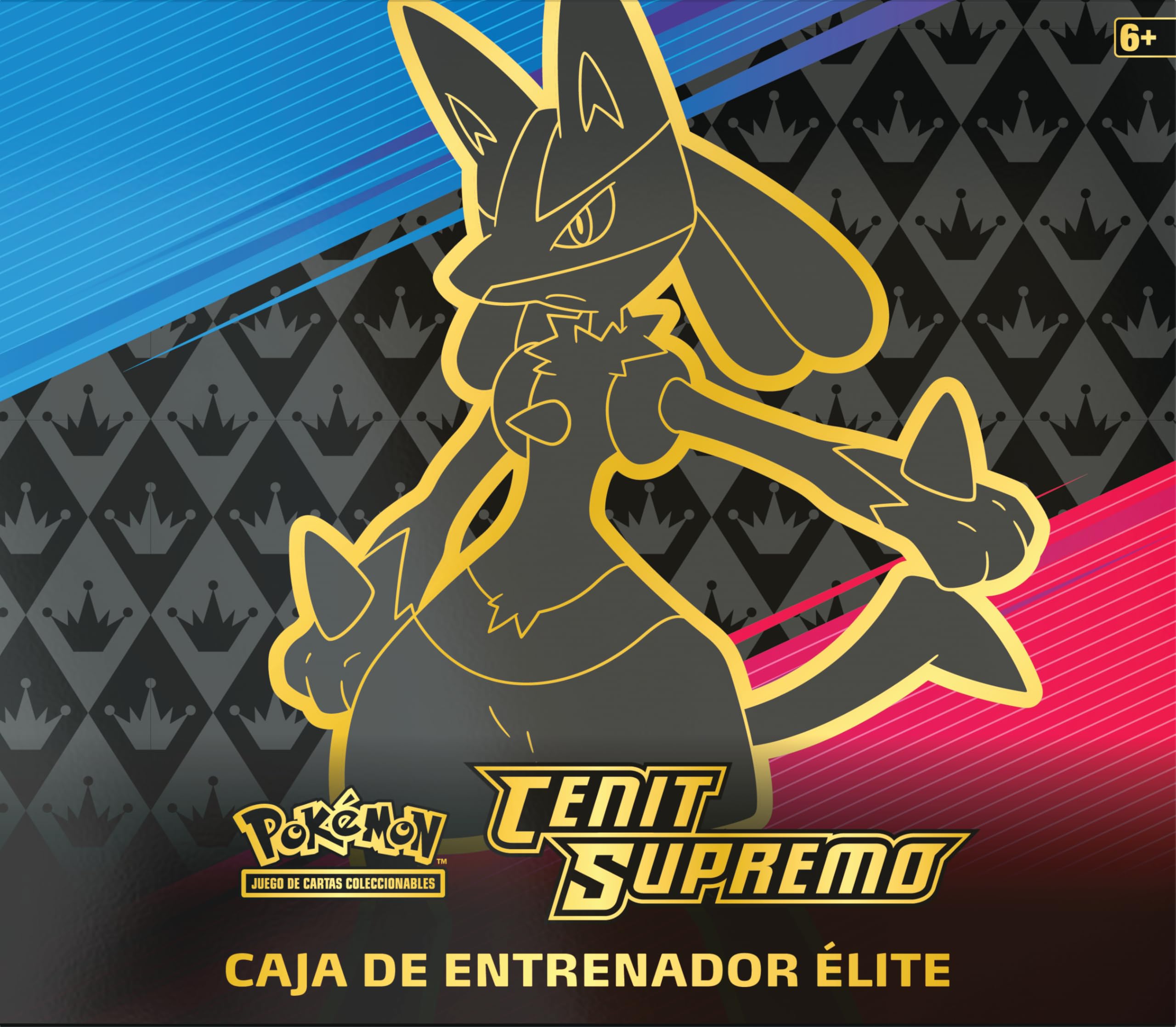 Pokémon JCC: Caja de Entrenador Élite de Cenit Supremo de JCC Pokémon (1 Carta holográfica grabada en Relieve, 10 Paquetes de Mejora y Accesorios prémium)