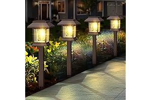 Solar Pathway Lights Outdoor, 12 LED Waterproof Lights