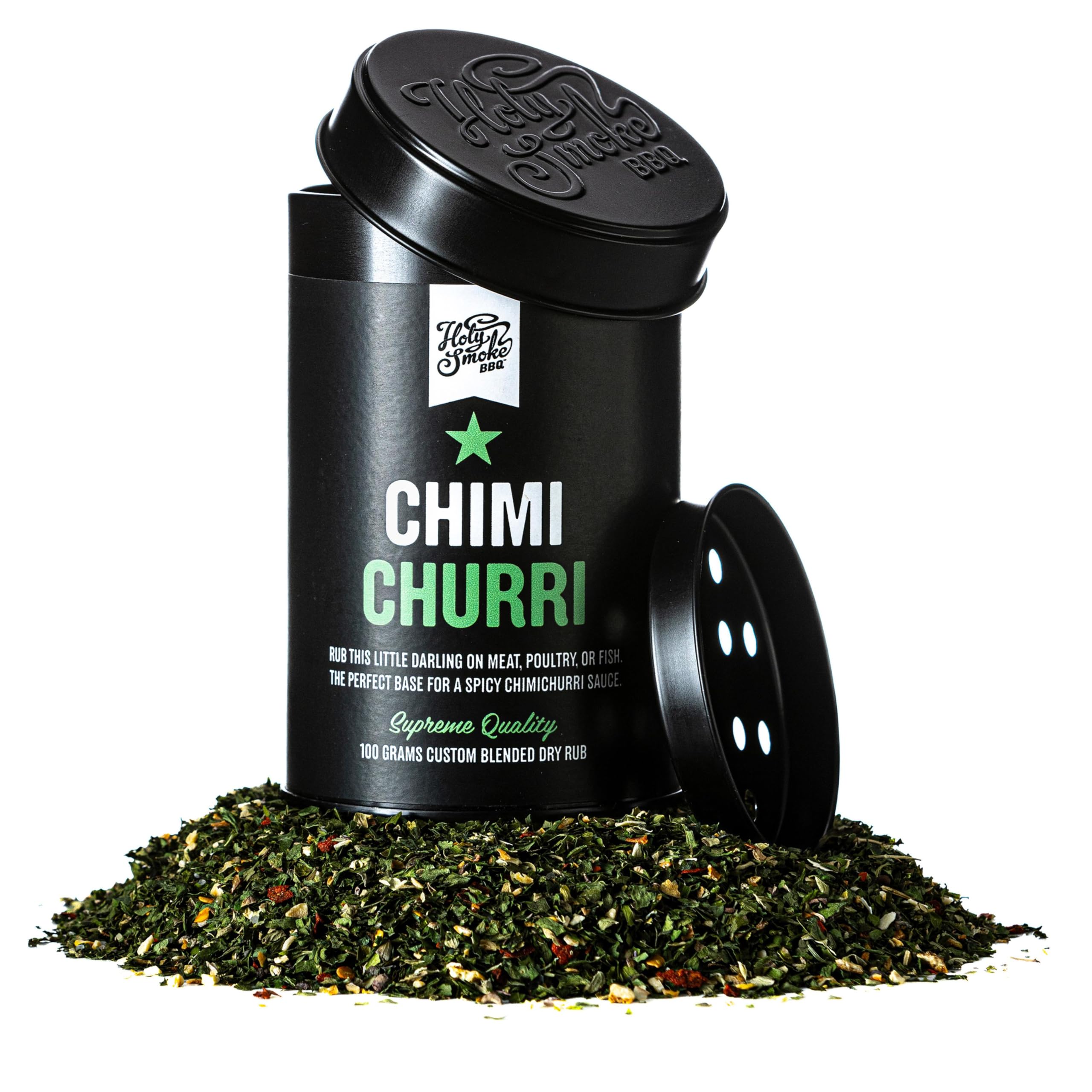 Chimichurri Dry Rub BBQ Mélange d'Épices Viandes Grillées Tacos Salades Assaisonnement Chimichurri Sec epices cuisine Épices Argentines Viande Poisson Volaille Brisket Barbecue 100g - 1