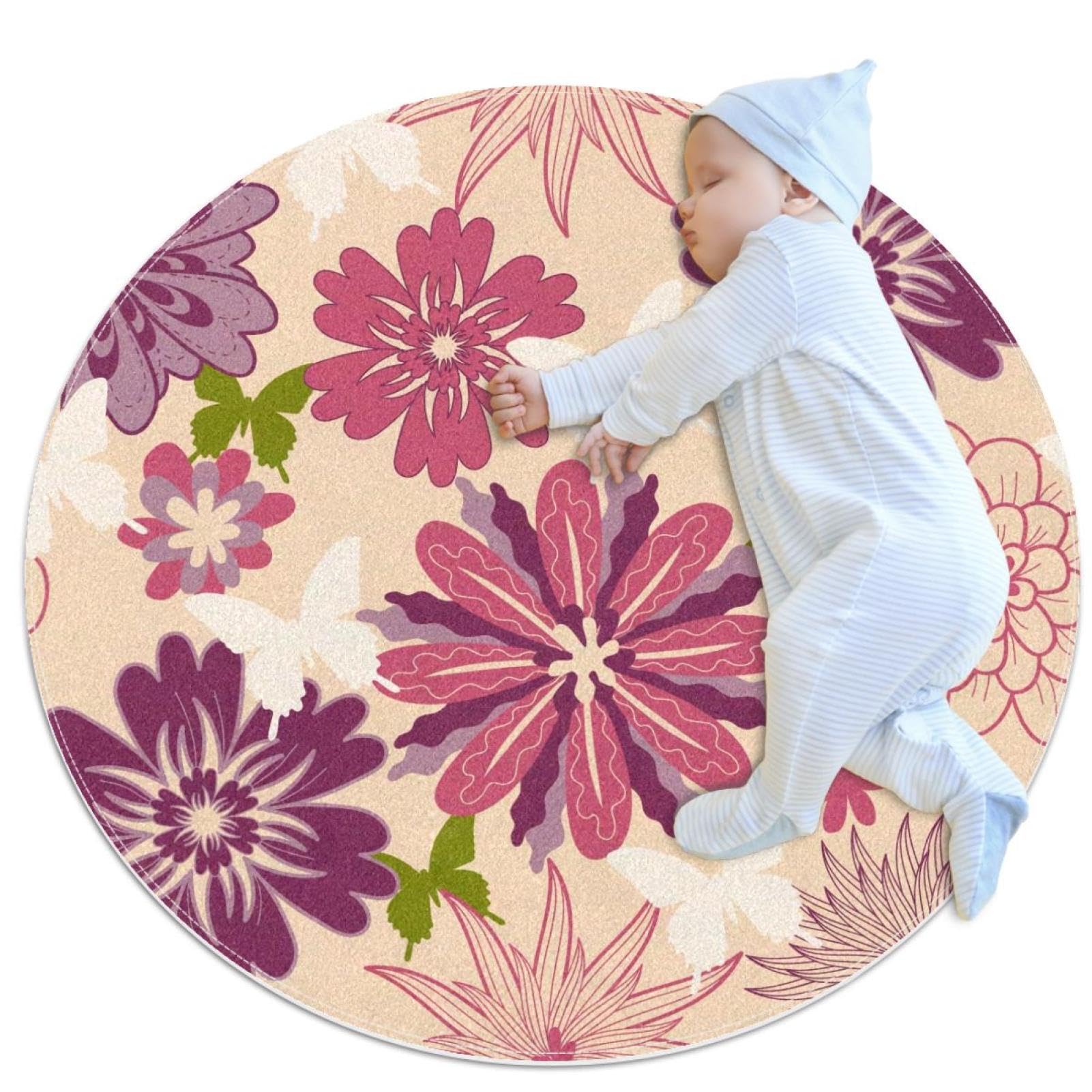 Tapis de salle de bain imprimé camomille douceur premium pour chambre