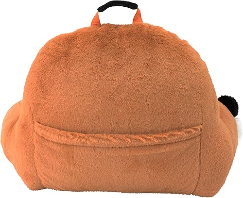 Miniatura 3 de Aterrizaje Suave  Rincones de anidación  Respaldo de personaje premium con asa de transporte y bolsillo trasero - Naranja