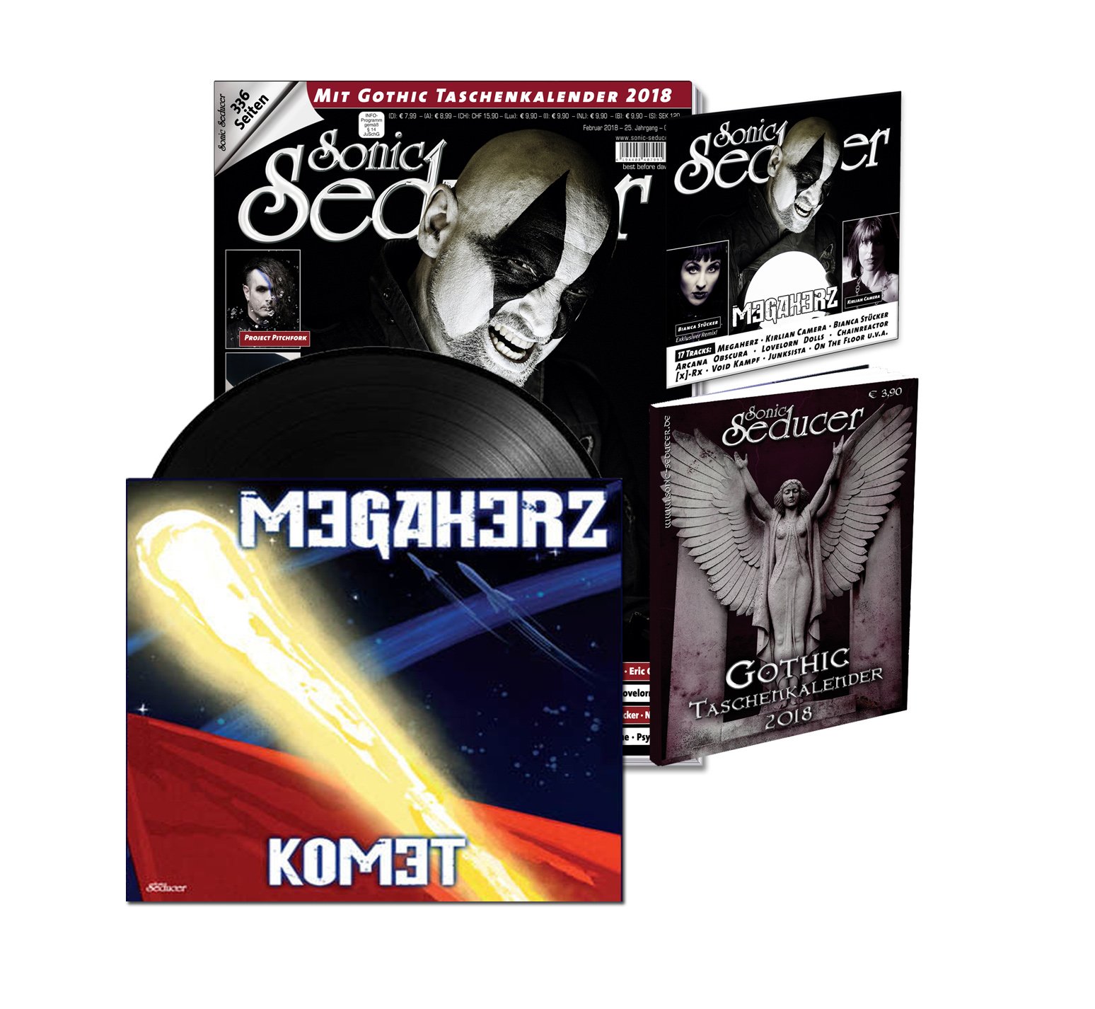 Sonic Seducer 02-2018 ltd.: + Gothic Taschenkalender 2018 + CD