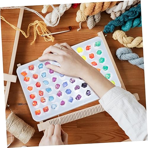 Miniatura 3 de EXCEART Molde de gemas de 60 piezas, moldes de silicona para hacer caramelos de resina, kit de fundición de resina, moldes de resina para cubitos de