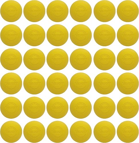 Miniatura 32 de Pelotas de lacrosse Velocity - 1, 2, 3, 6, 12, 18, 24, 36, 60 y 120 paquetes - para práctica, tamaño oficial aprobado por la NFHS y la universidad