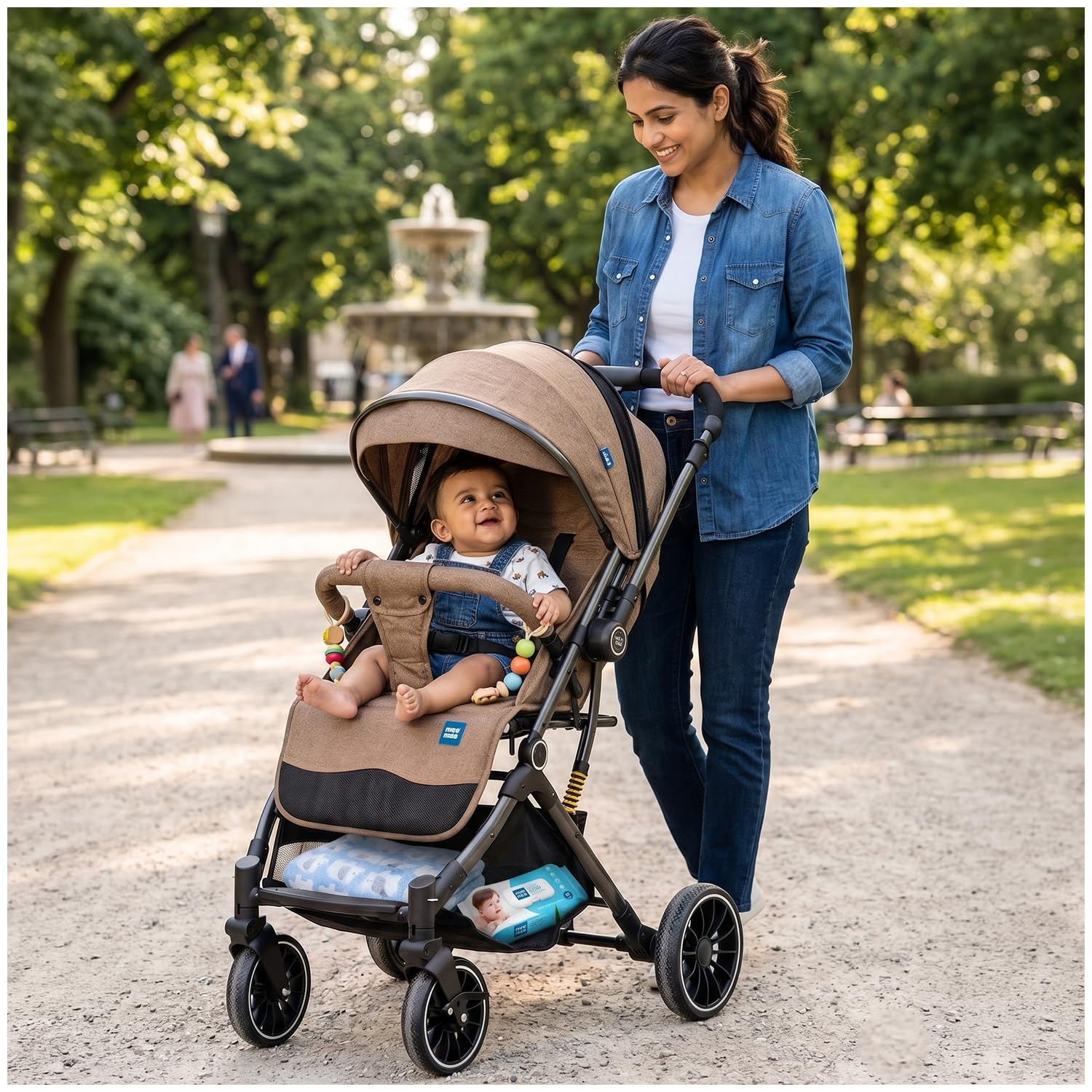 Mee Mee Baby Haven: Lightweight Travel Stroller -19