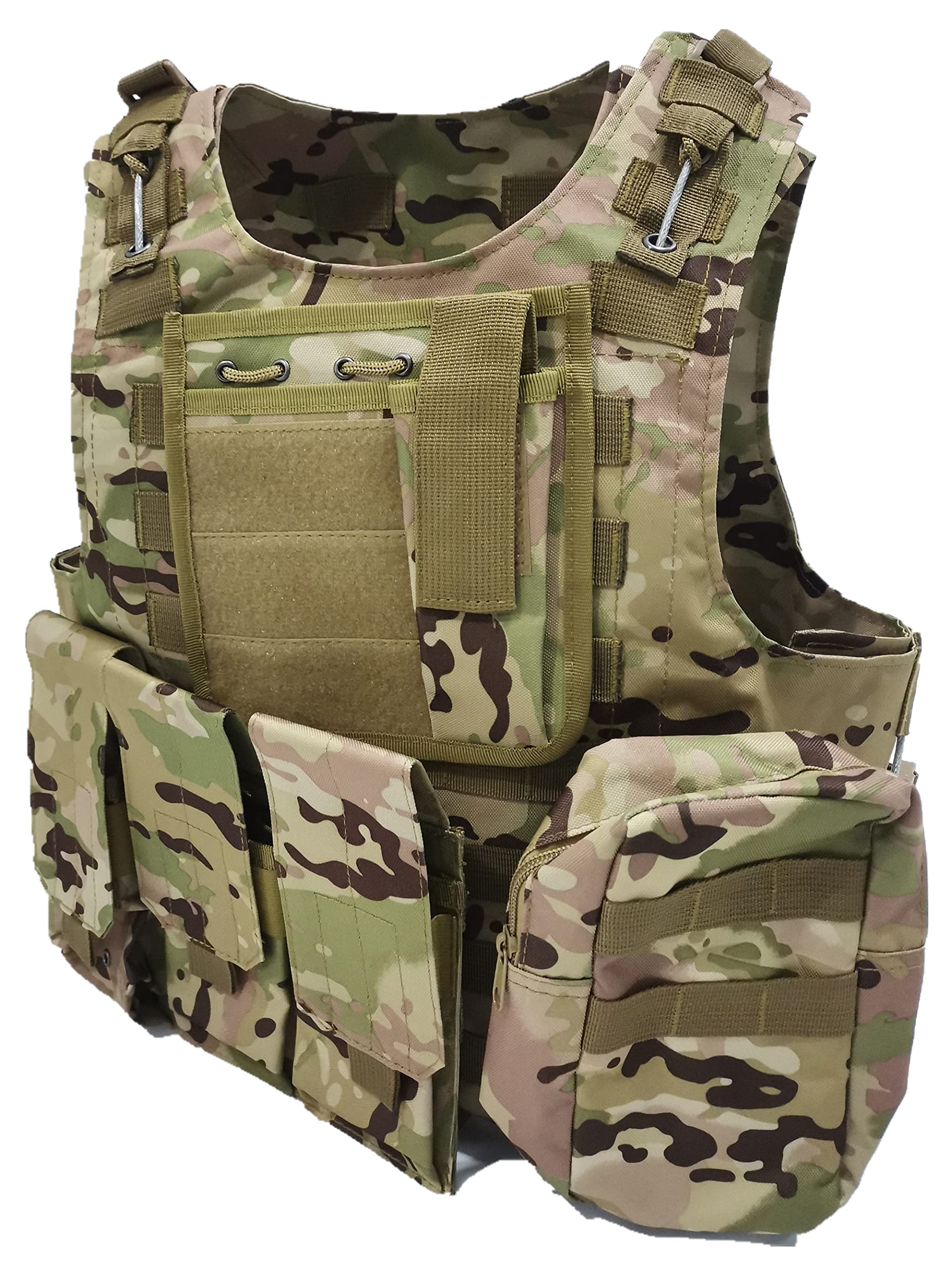 Outdoor Militär Taktische Weste Feldspielweste, Paintball Schutzausrüstung, Schutzweste für Luftpistole, geeignet für Jagd im Freien,