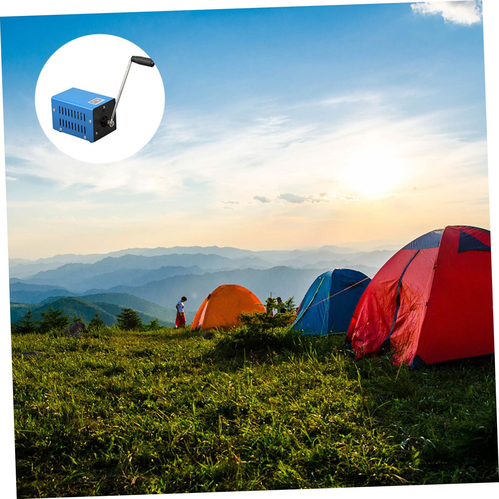 VANZACK Générateur Dalimentation Portatif De Secours pour Camping Double Sortie Manuelle Fonction De Dissipation Thermique