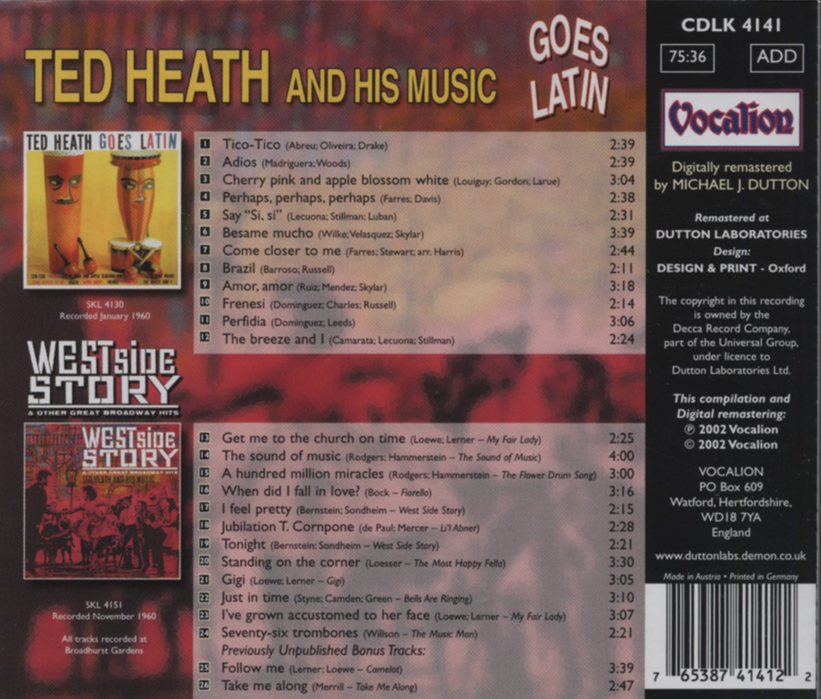 Ted Heath Goes Latin Westside