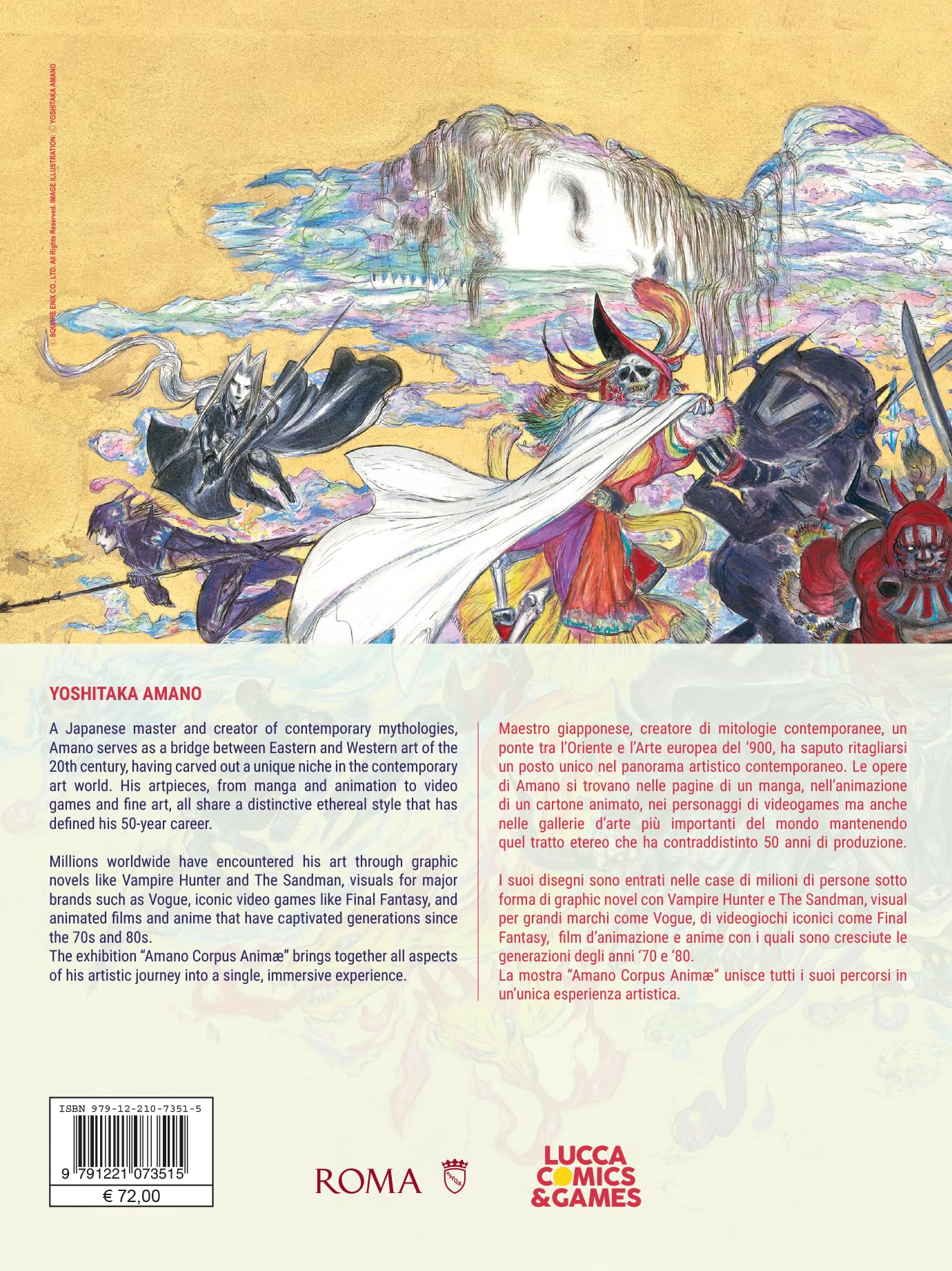 The Art of Yoshitaka Amano. A Visionary Master - Catalogo hard cover