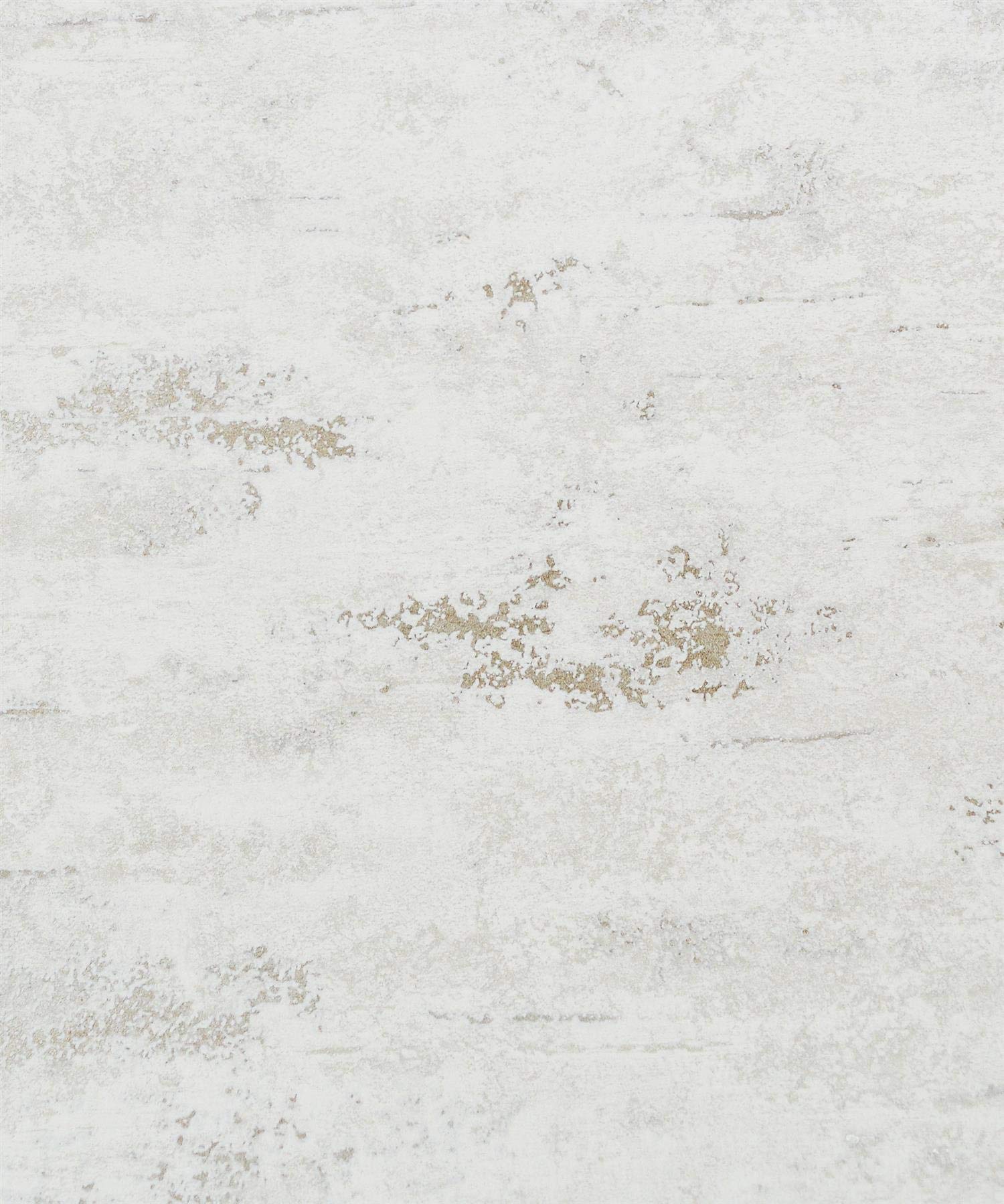 Yöl White, Gold Industrial Concrete Stone Wallpaper Metallic White Gold Textured Vinyl Rustic