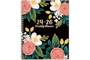 Two-Year Monthly Planner with Ample Space