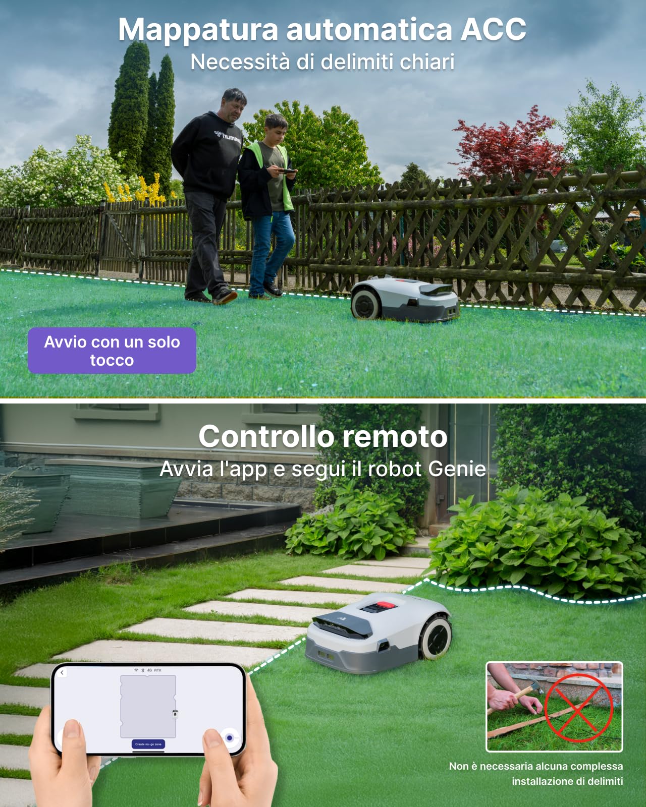 Robot Tondeuse sans Fil Périphérique - 3600㎡ — vue 3