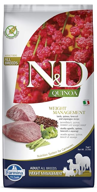FARMINA ND Dog Quinoa Weight Management Cordero 7KG