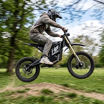 Flash Pro Electric Dirt Bike, 60V 27Ah Battery, 3000W Motor, 55 MPH | 60V 27Ah Battery, 55 mph Top Speed, 50 Miles Range, 17/14 All-Terrain Motocross, Dual Suspension, Auto Wheelie Ebike