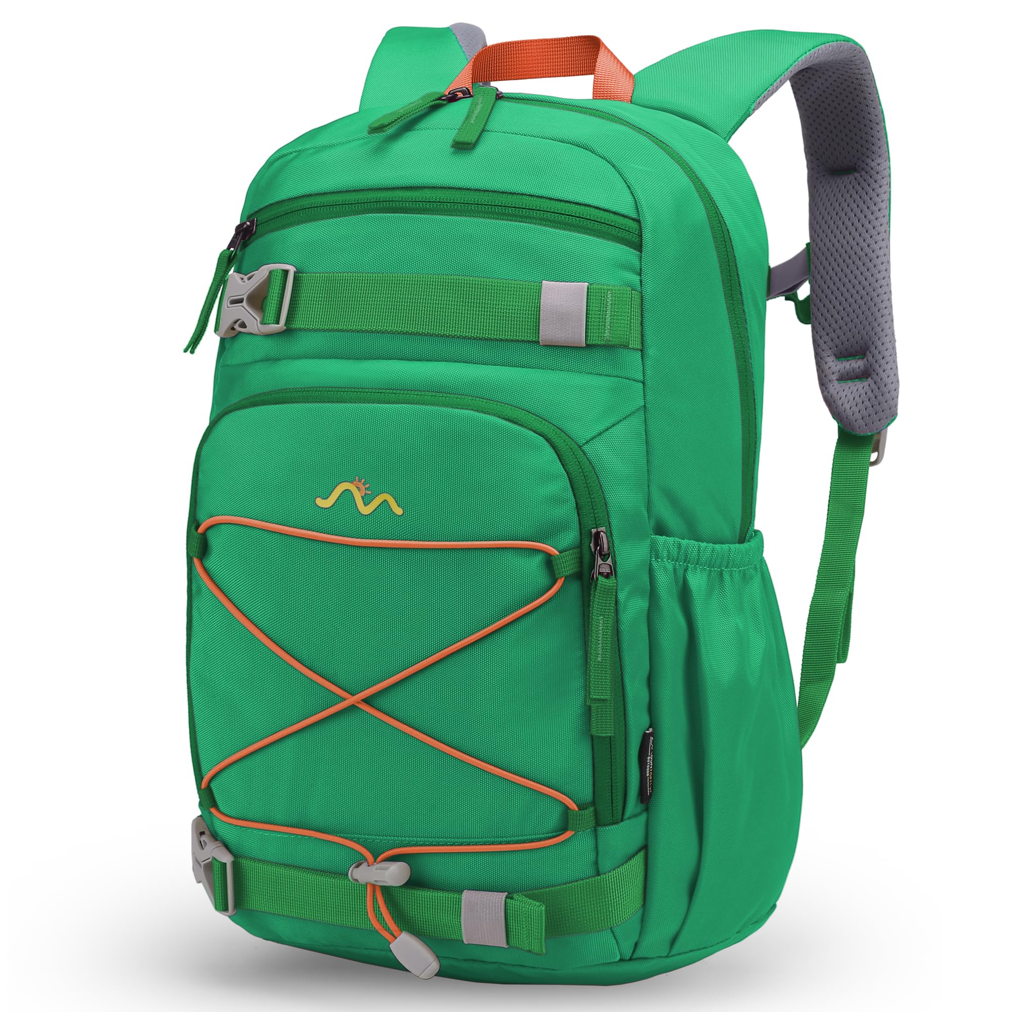 MOUNTAINTOP Mochila Infantil Senderismo Escolar 18L Niños Niñas | Perfecta para escuela senderismo y acampada, correa de pecho ajustable, cremalleras YKK, espalda acolchada transpirable