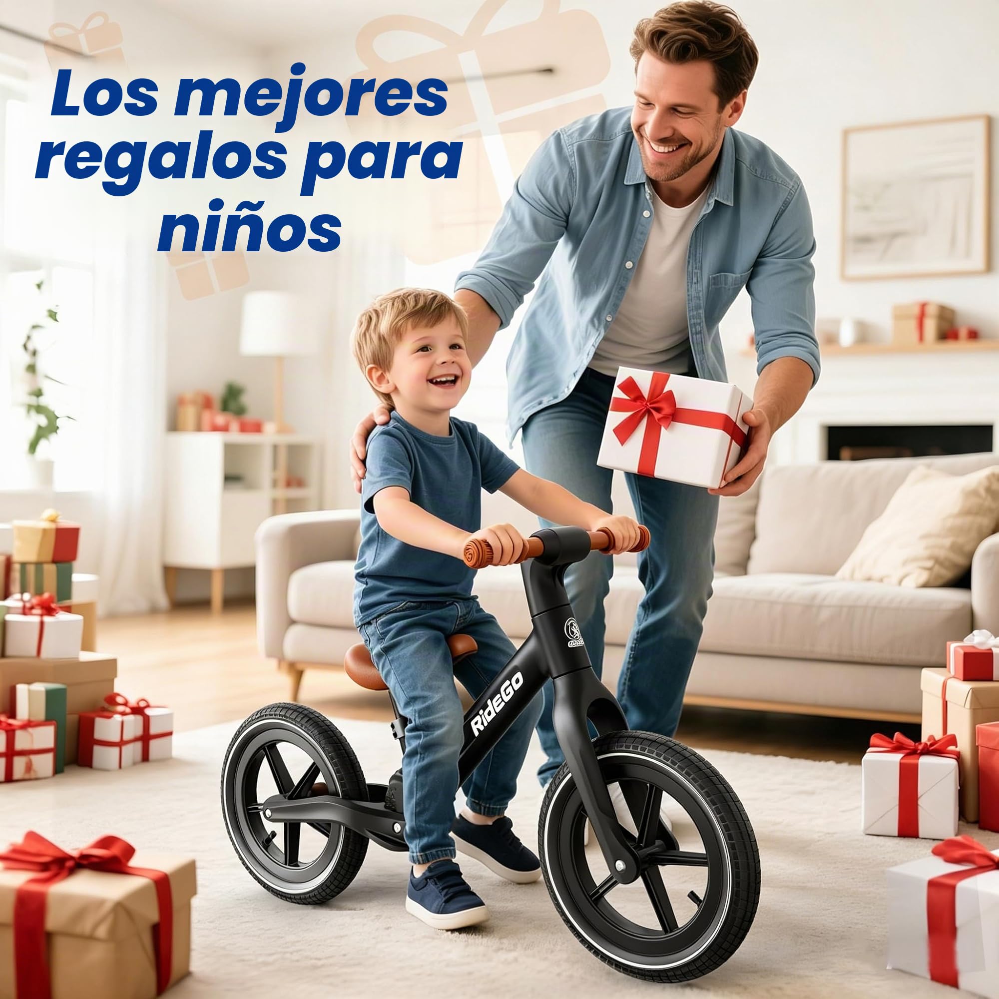 Skirfy Rueda de 14 pulgadas, bicicleta a partir de 2 años, bicicleta satte de altura ajustable para niños y niñas de 2 a 5 años