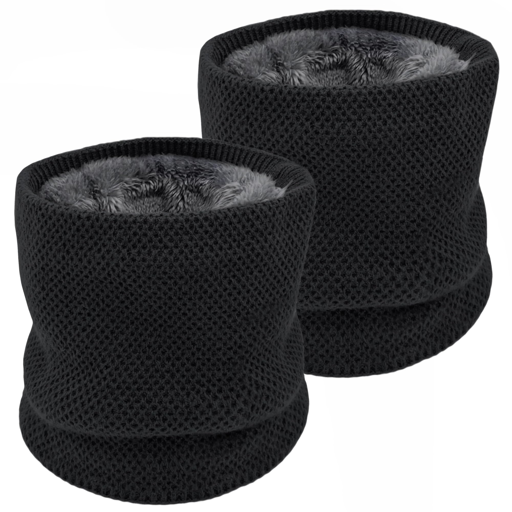 lifwimner 2 Pezzi Scaldacollo Uomo Sciarpa da Donna e da Uomo Invernale a Maglia Caldo, Scaldacollo Moto Invernale Scalda Collo Cervicali, Neck Warmer Snood